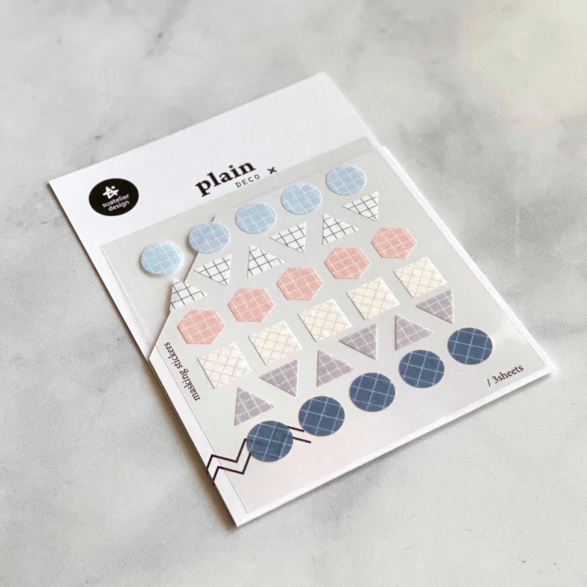 [Suatelier Stickers] plain.07 geometric