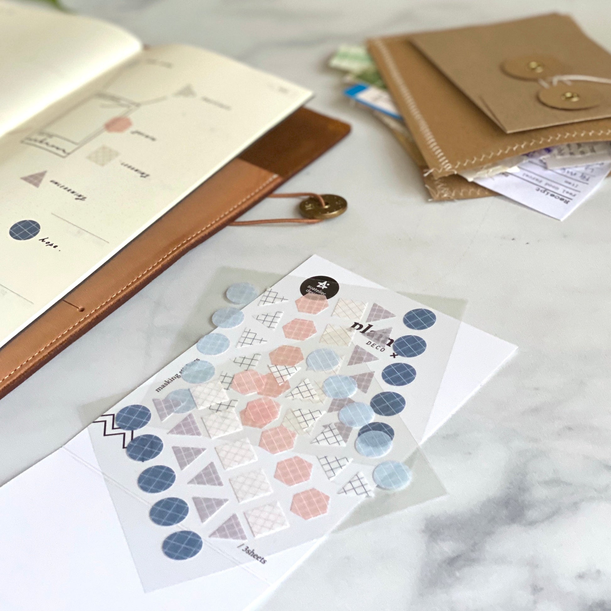 [Suatelier Stickers] plain.07 geometric